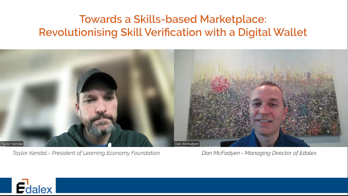 Edalex Video Interview - Taylor Kendal, Learning Economy Foundation - Revolutionising Skill Verification with A Digital Wallet