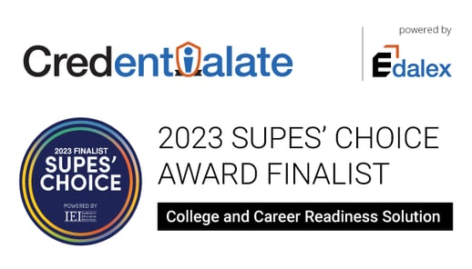 Edalex's Credentialate platform named finalist in prestigious Supes' Choice Awards