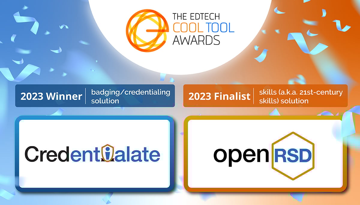 Cool Tool EdTech Award 2023 - Credentialate and openRSD-01