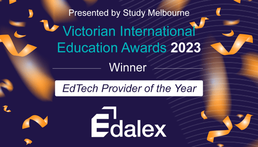 Edalex Won Victorian International Education Awards 2023 - Edtech Provider of the Year - 1200x685px